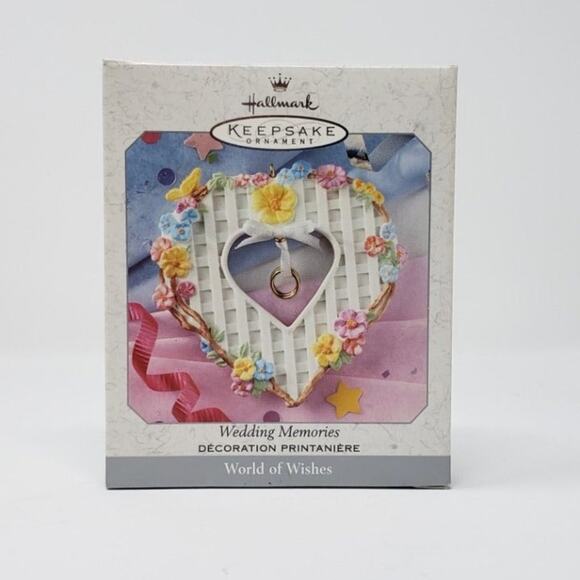 1999 Hallmark Wedding Memories Handcrafted Keepsake Easter Ornament - Picture 1 of 6